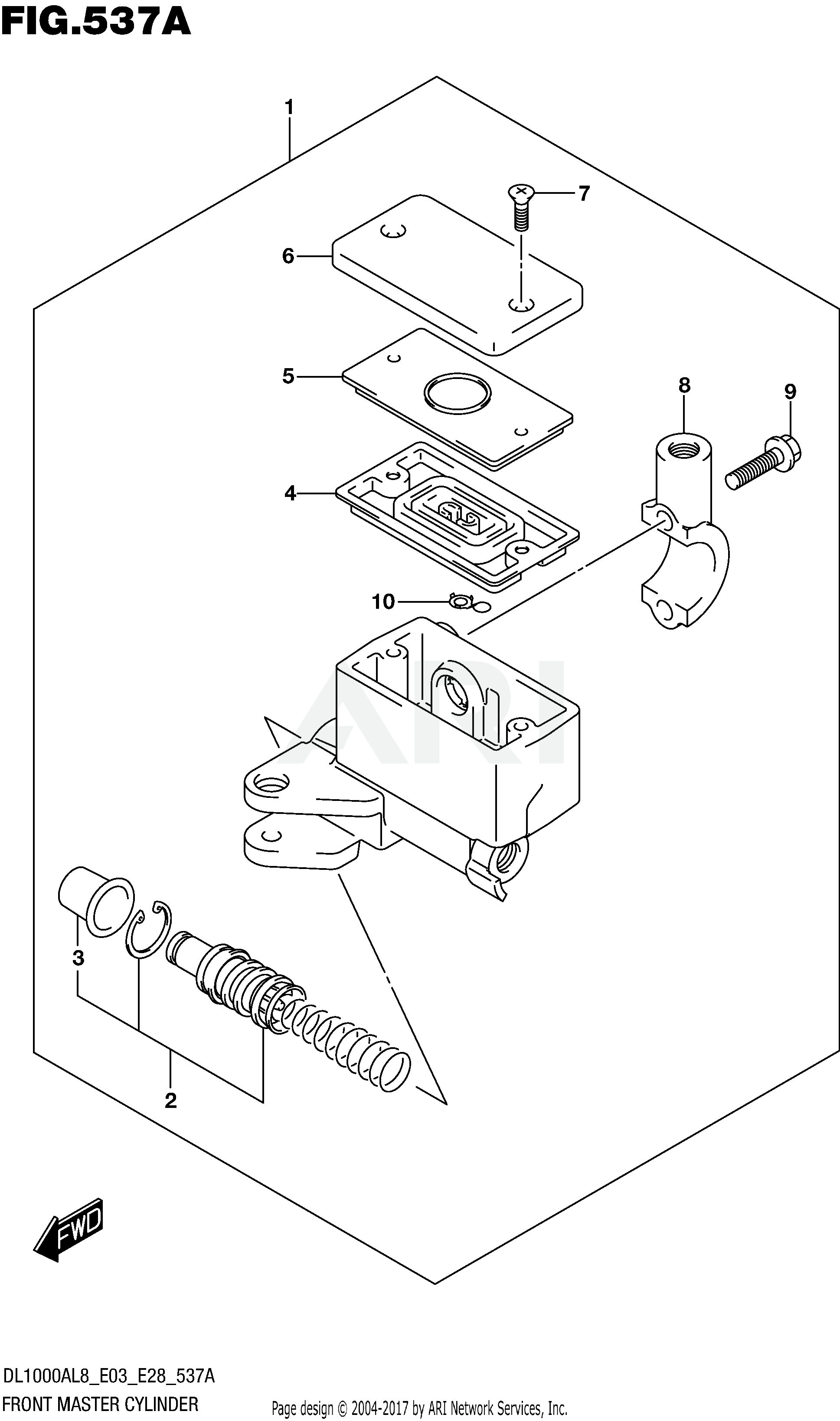 FRONT MASTER CYLINDER