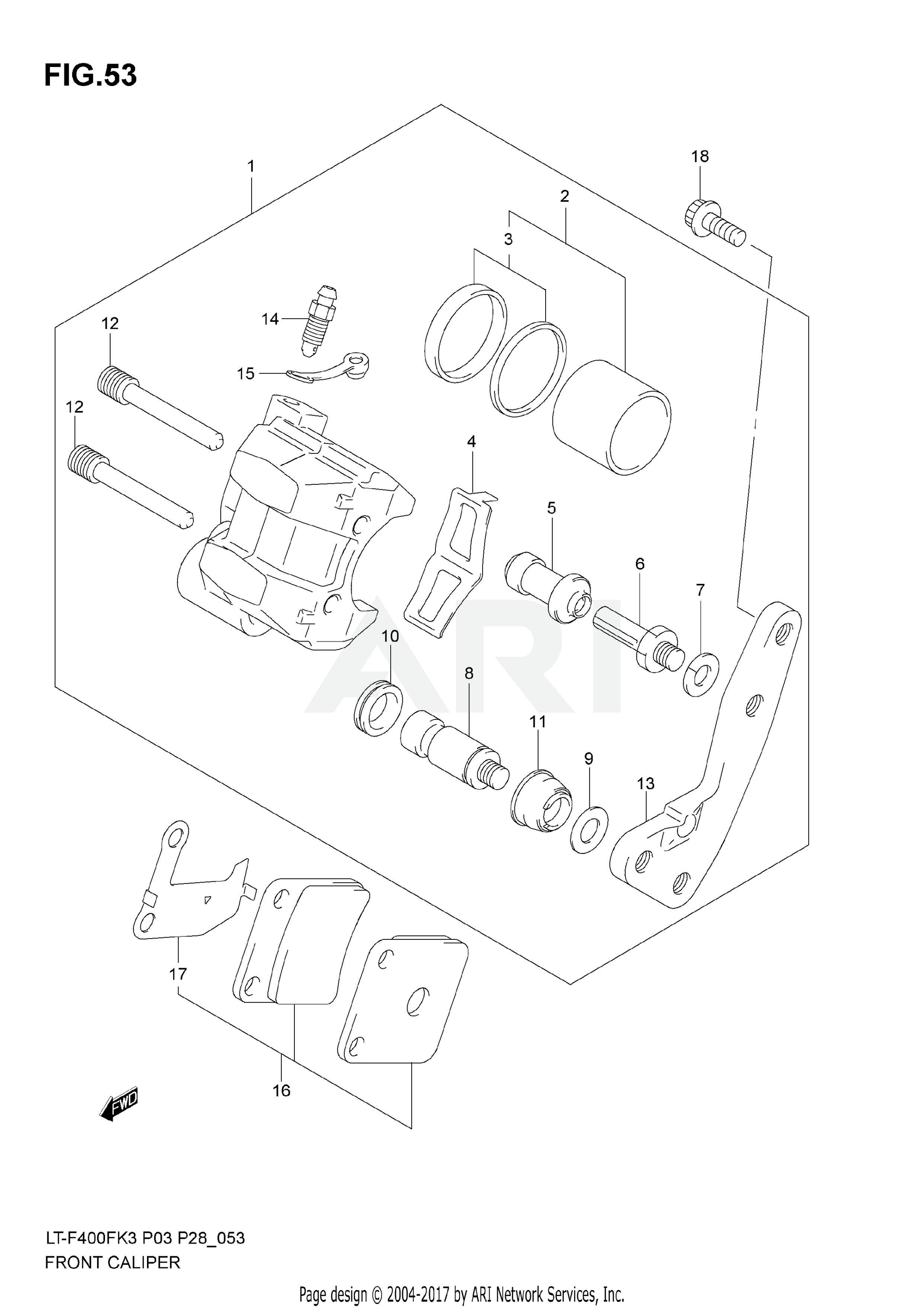 FRONT CALIPER