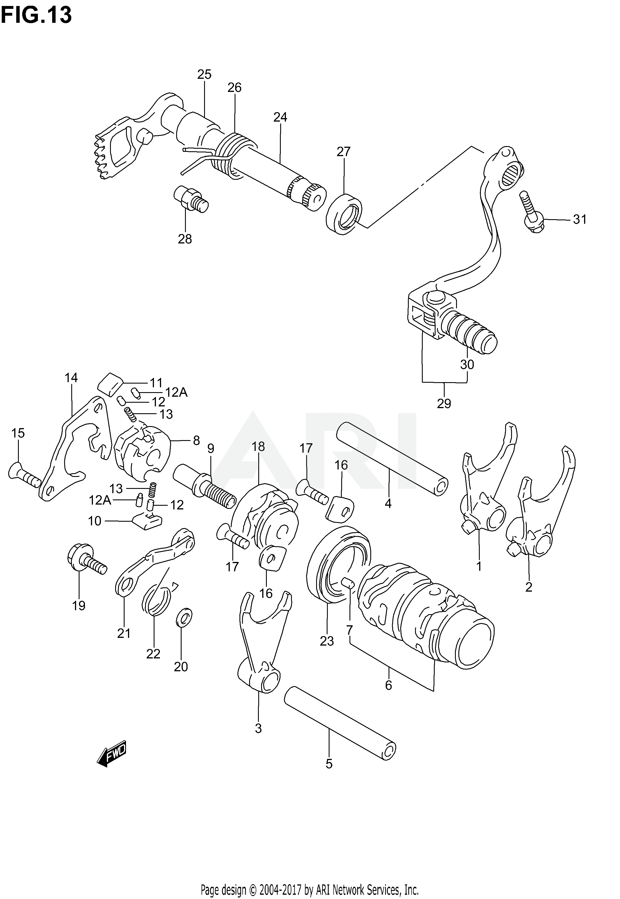 GEAR SHIFTING (MODEL K2/K3/K4)