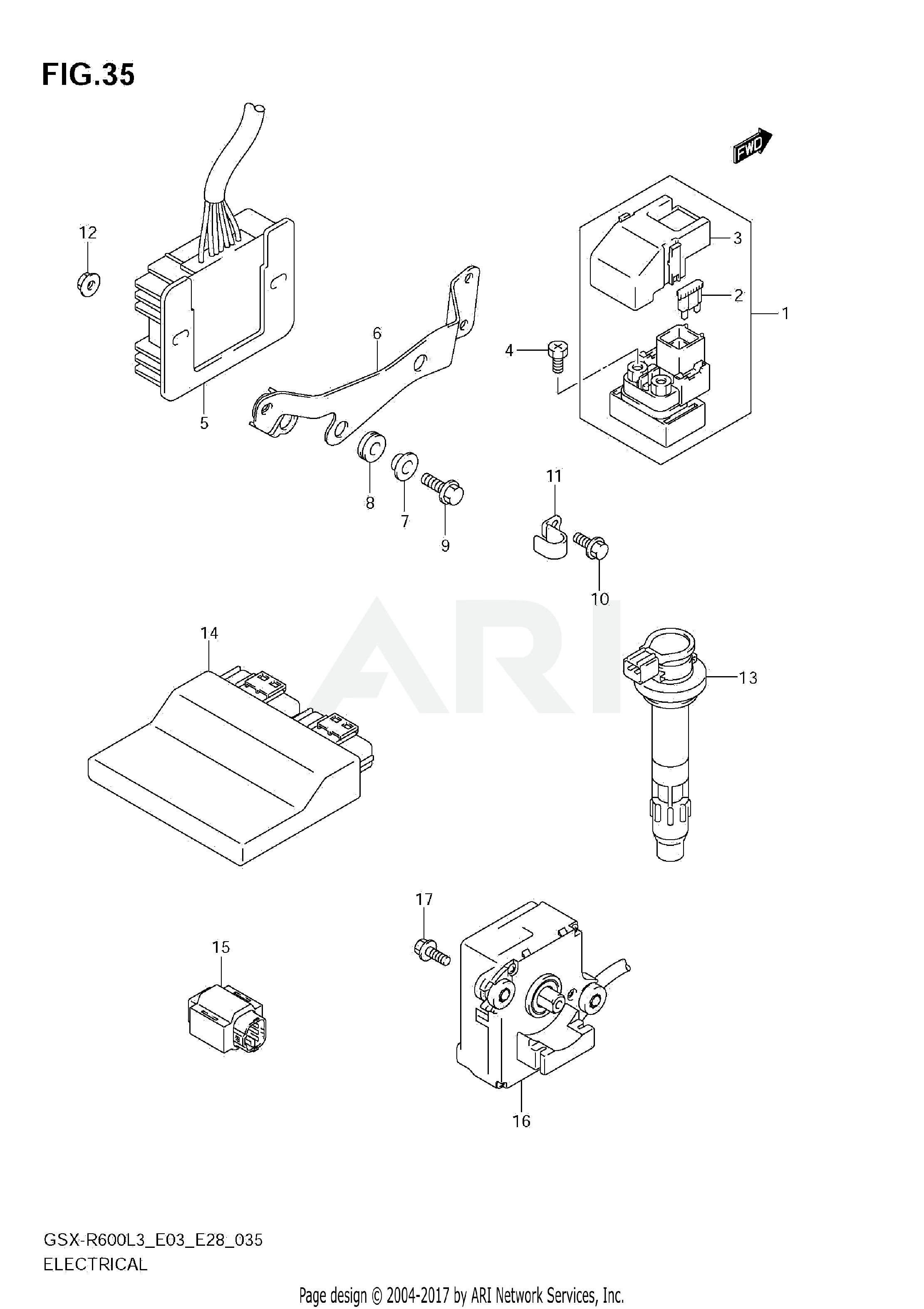 ELECTRICAL (GSX-R600L3 E28)