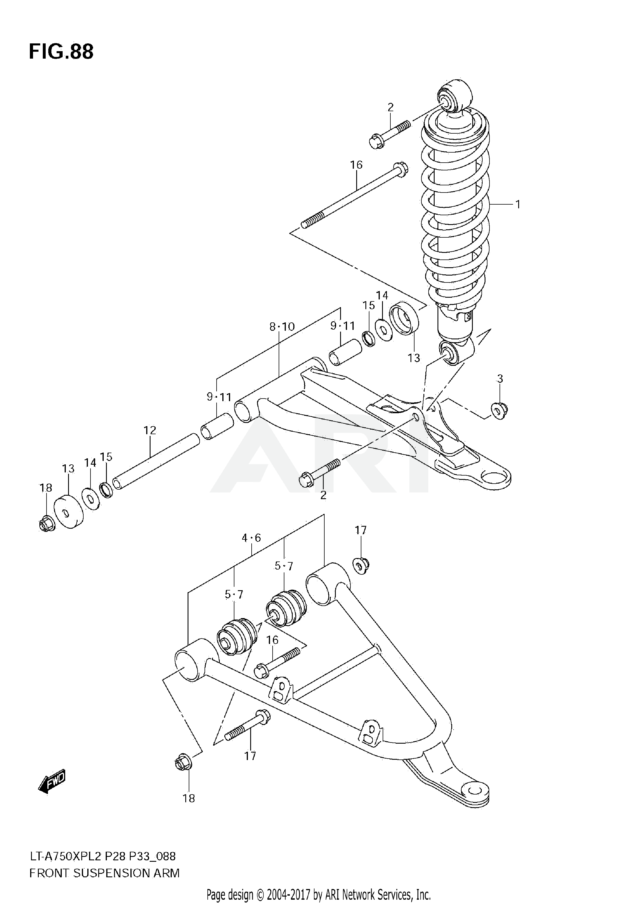 FRONT SUSPENSION ARM