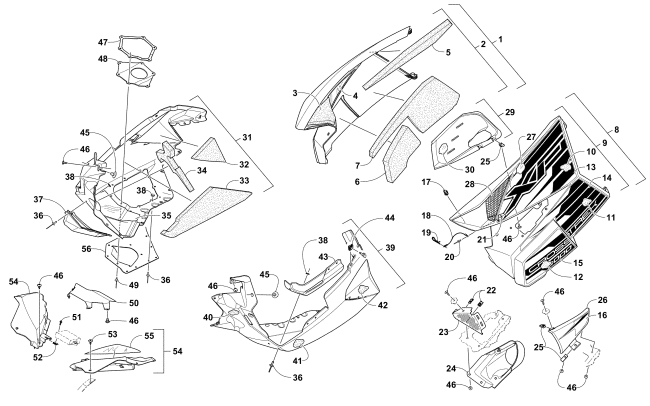 SKID PLATE AND SIDE PANEL ASSEMBLY