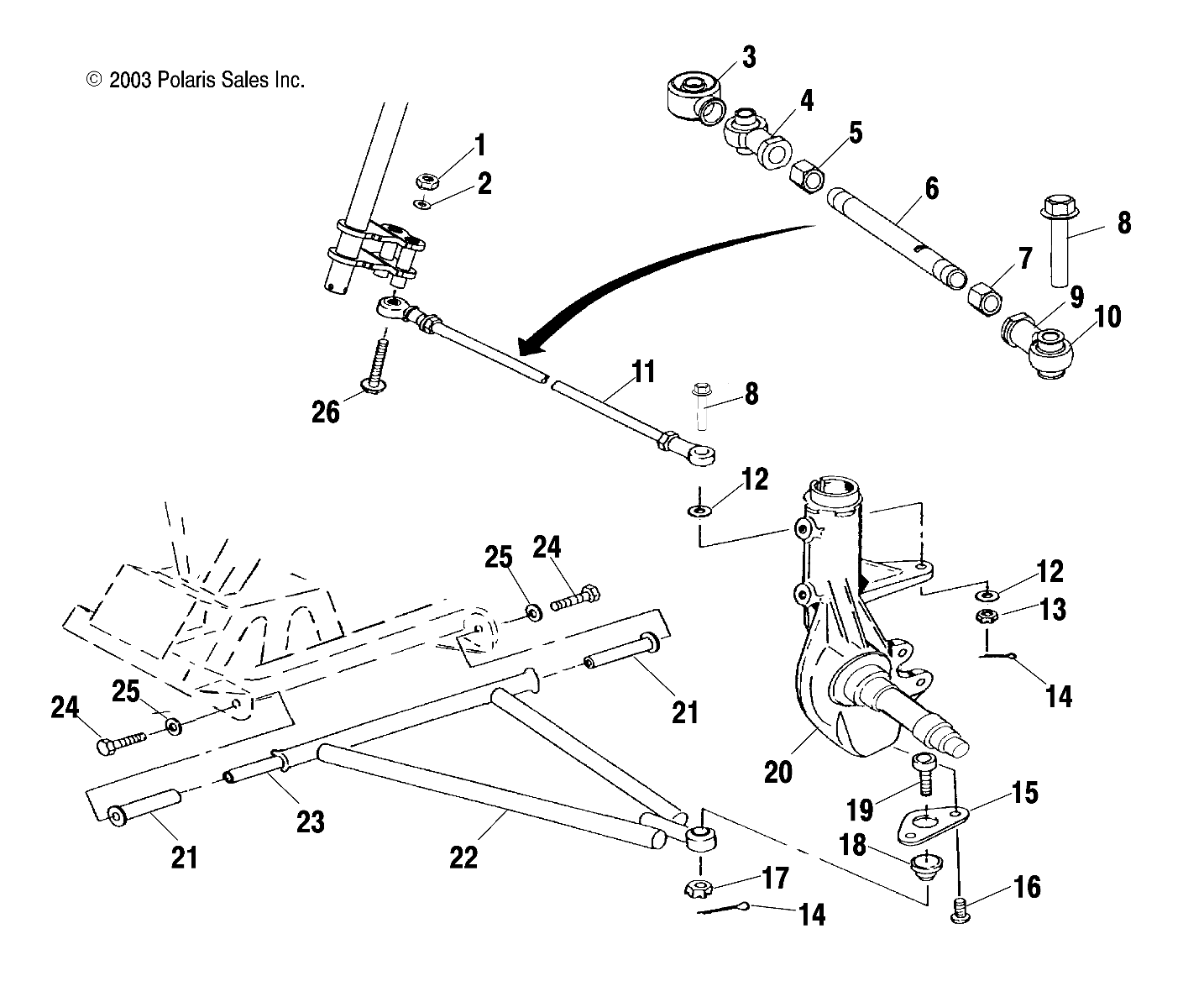 A-ARM/STRUT MOUNTING - A04CB32AA/FC (4986188618B08)