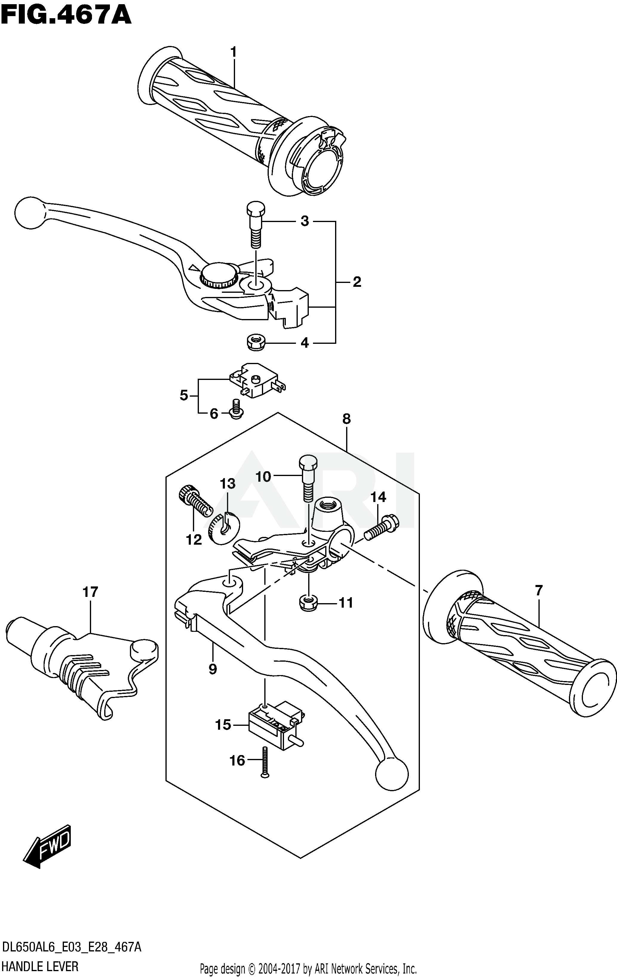 HANDLE LEVER