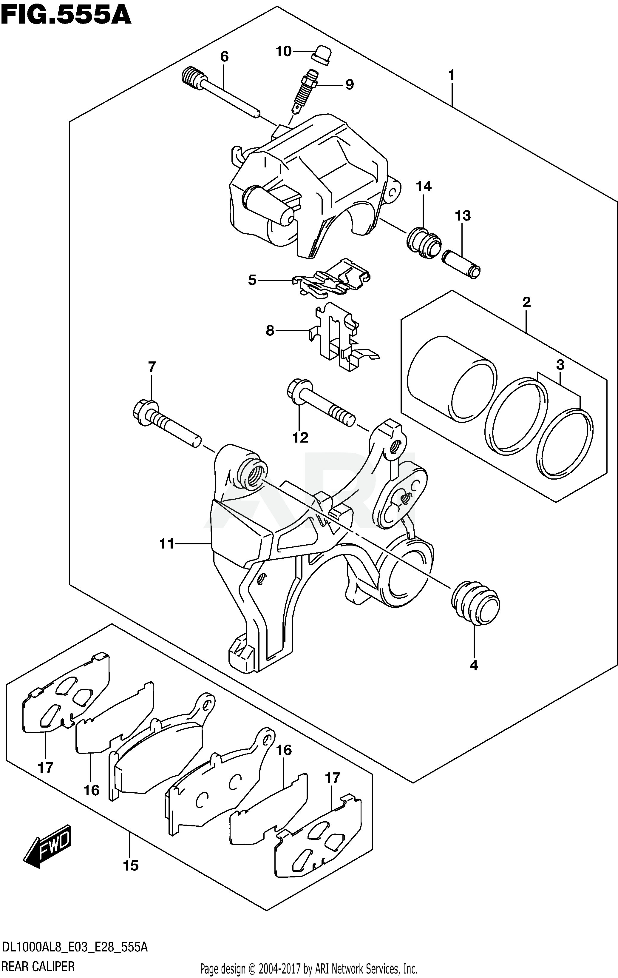 REAR CALIPER