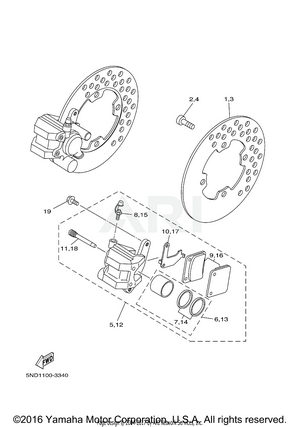 FRONT BRAKE CALIPER