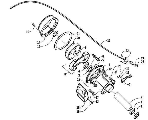 REAR BRAKE ASSEMBLY