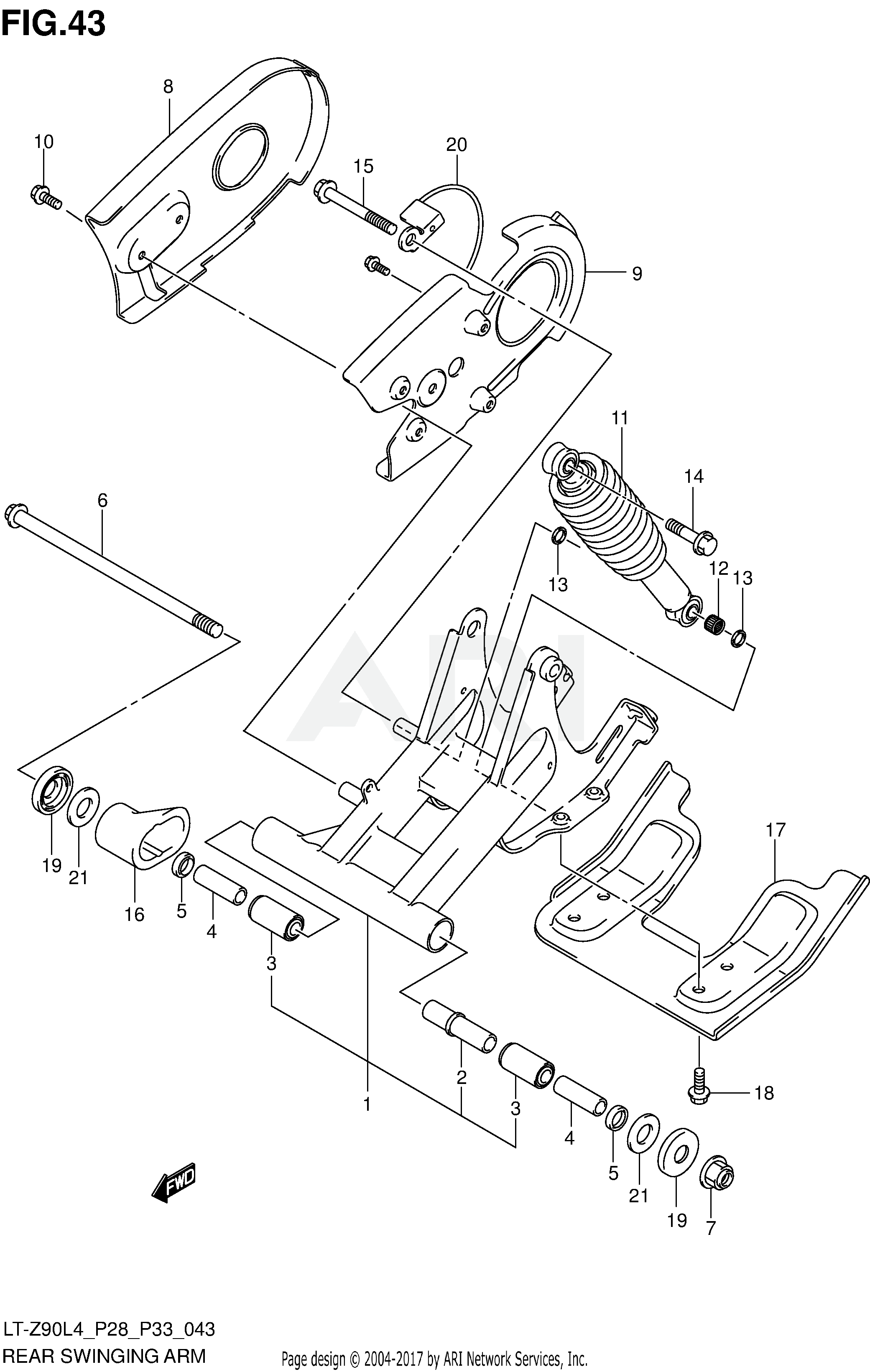 REAR SWINGINGARM