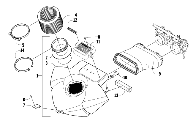 AIR SILENCER ASSEMBLY