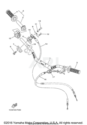 STEERING HANDLE CABLE