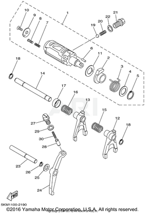 SHIFT CAM FORK