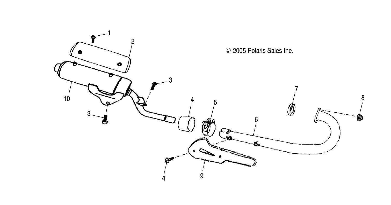 EXHAUST - A06PB20VA/VB (4999202869920286B02)