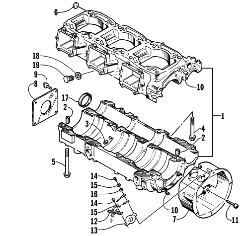 CRANKCASE ASSEMBLY