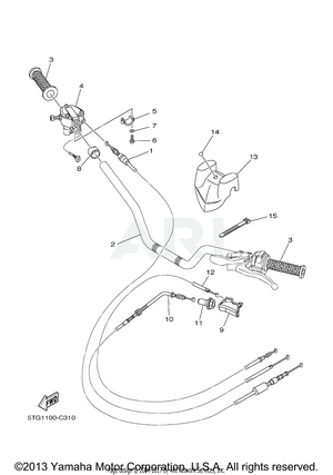 STEERING HANDLE CABLE