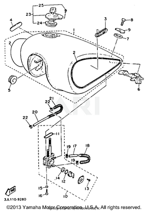 FUEL TANK NON CALIFORNIA