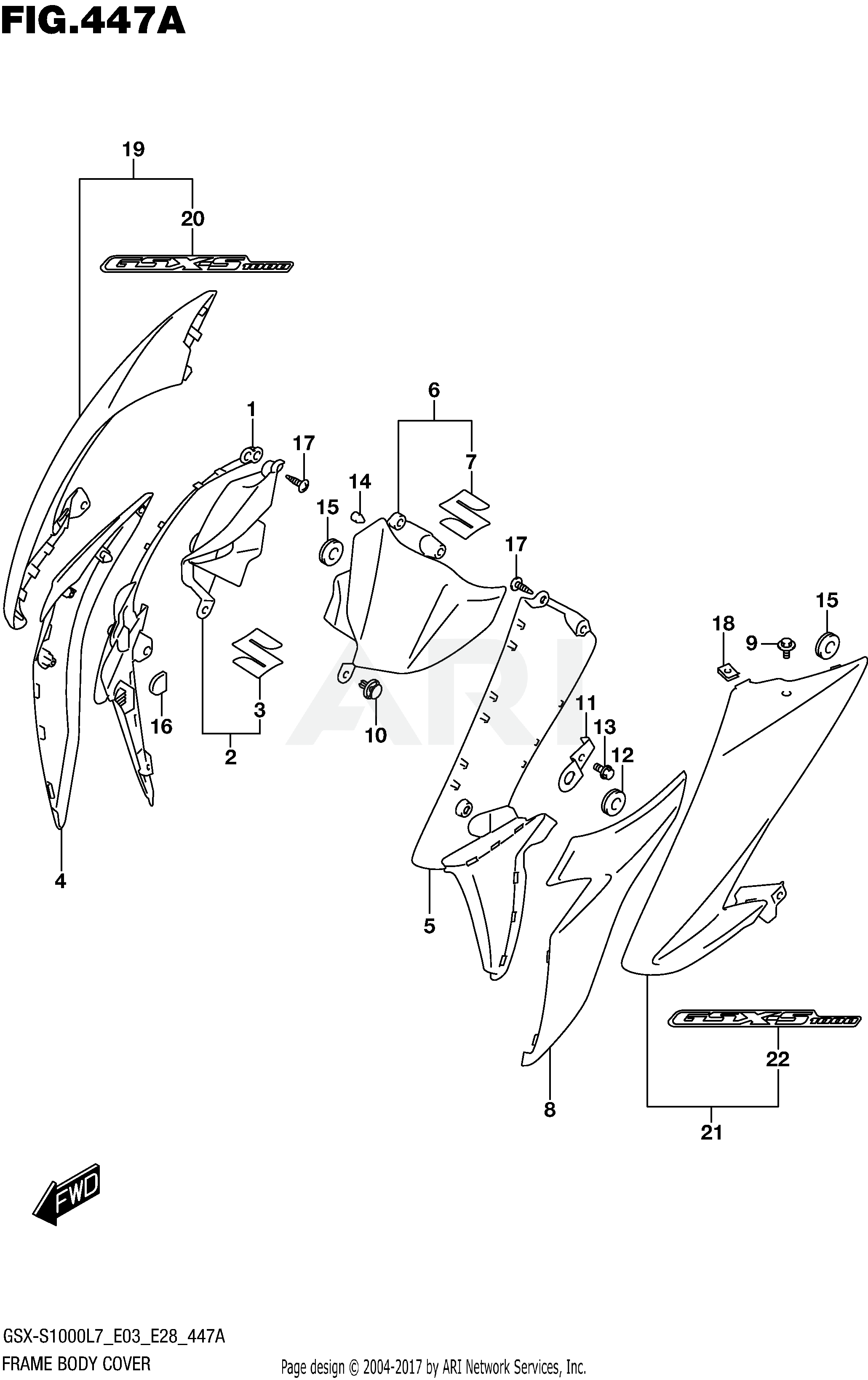 FRAME BODY COVER (PGZ,AV4)