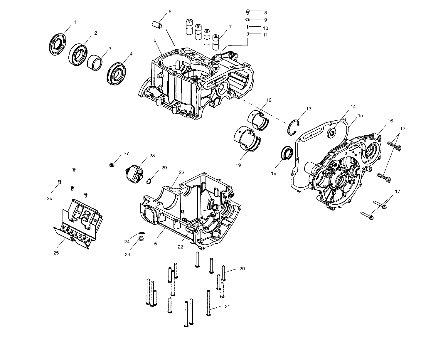 CRANKCASE - S03NT7DS (4978137813C10)