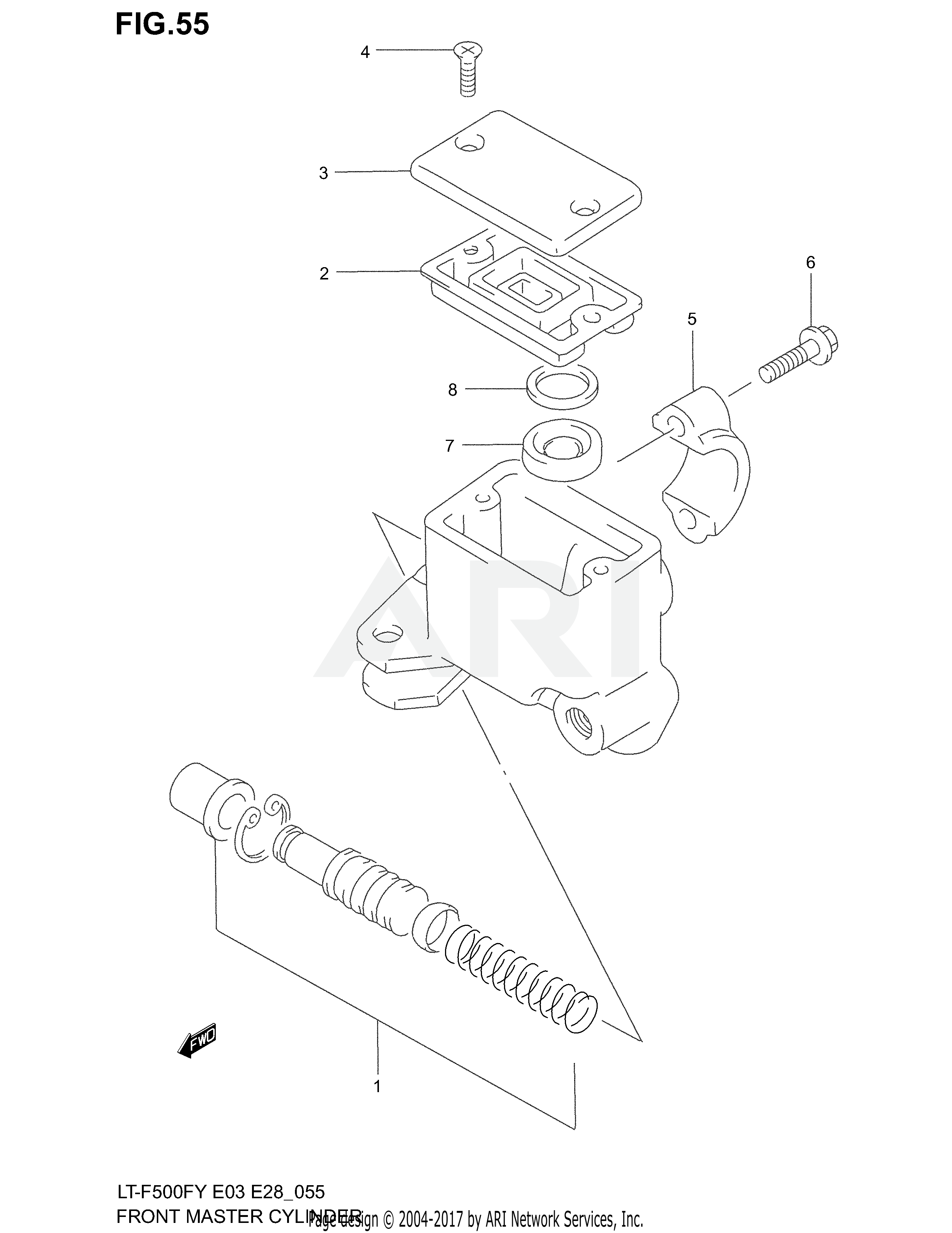 FRONT MASTER CYLINDER