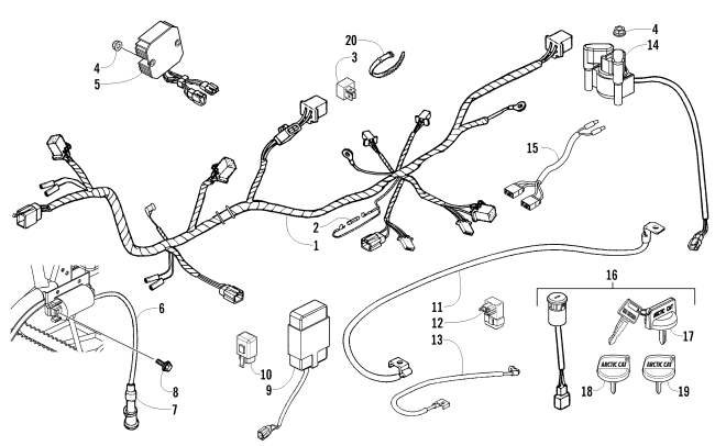 ELECTRICAL AND WIRING HARNESS ASSEMBLY