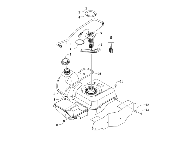 GAS TANK ASSEMBLY