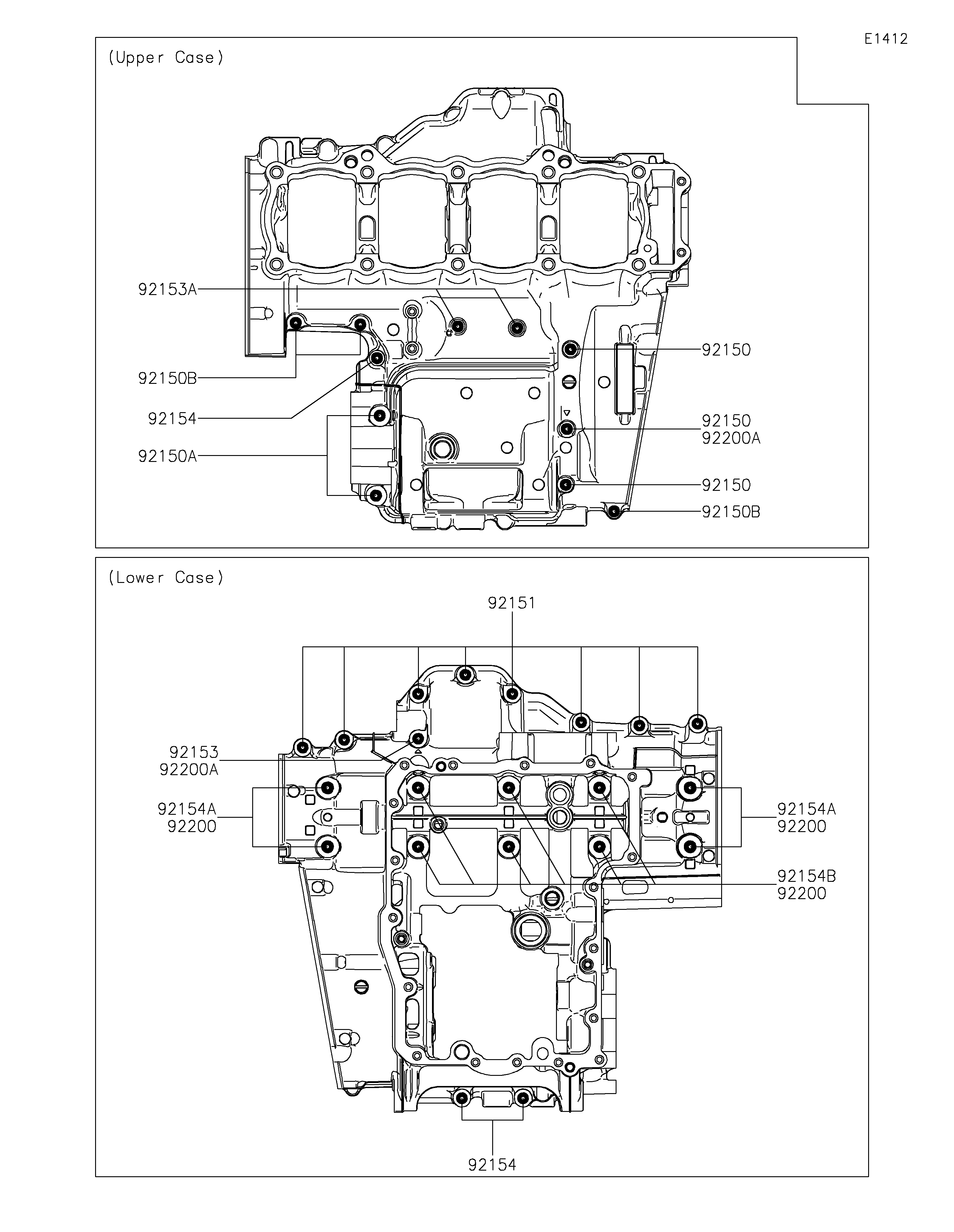 Crankcase Bolt Pattern