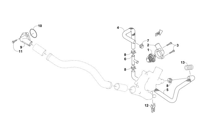 WATER HOSE ASSEMBLY