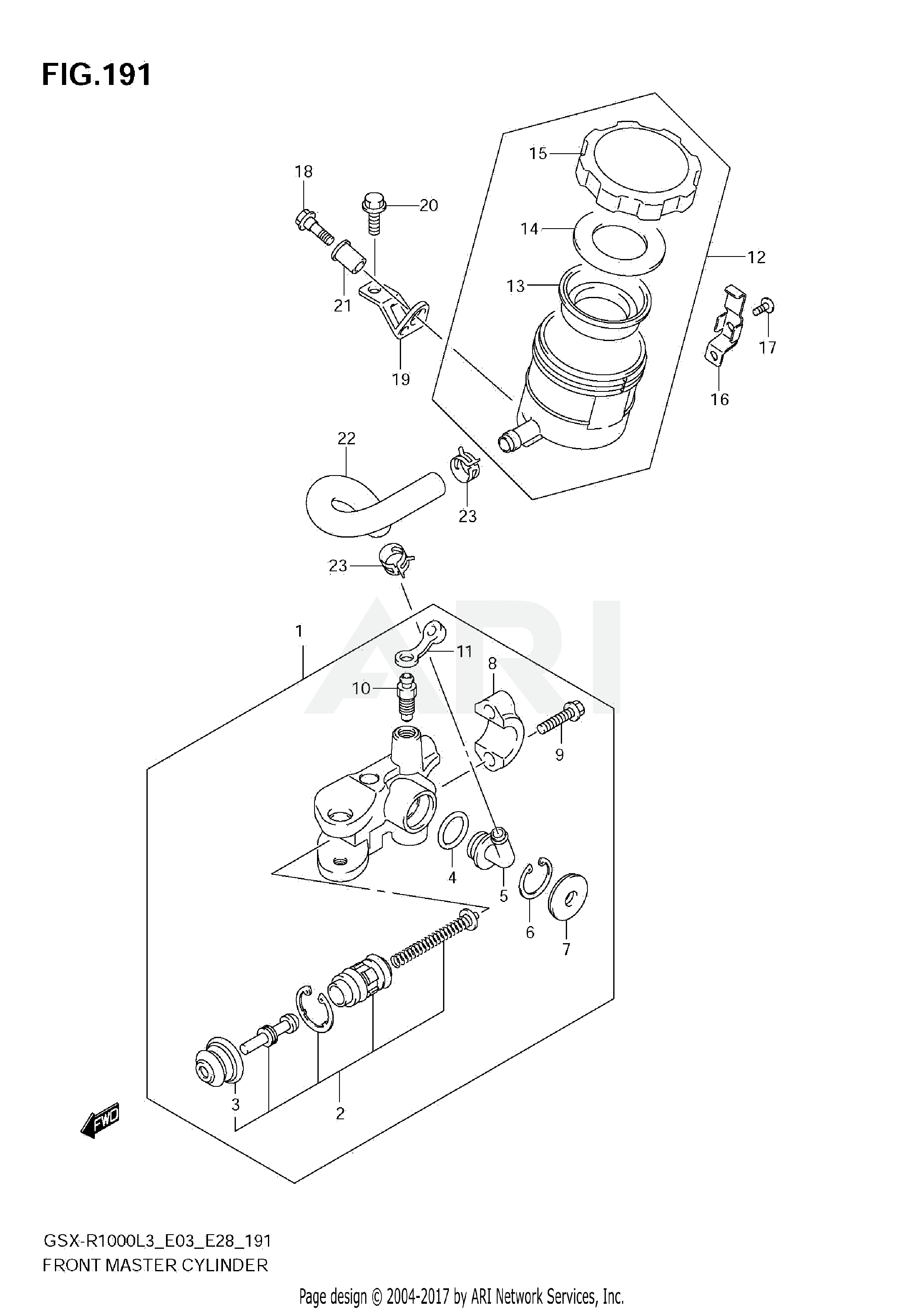 FRONT MASTER CYLINDER