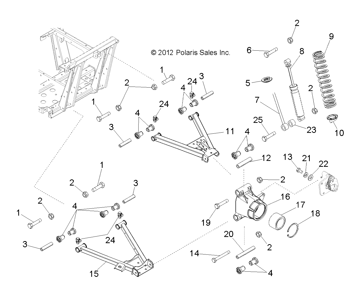 SUSPENSION, REAR - R20MAAE4G8/G9 (49RGRSUSPRR13EV)