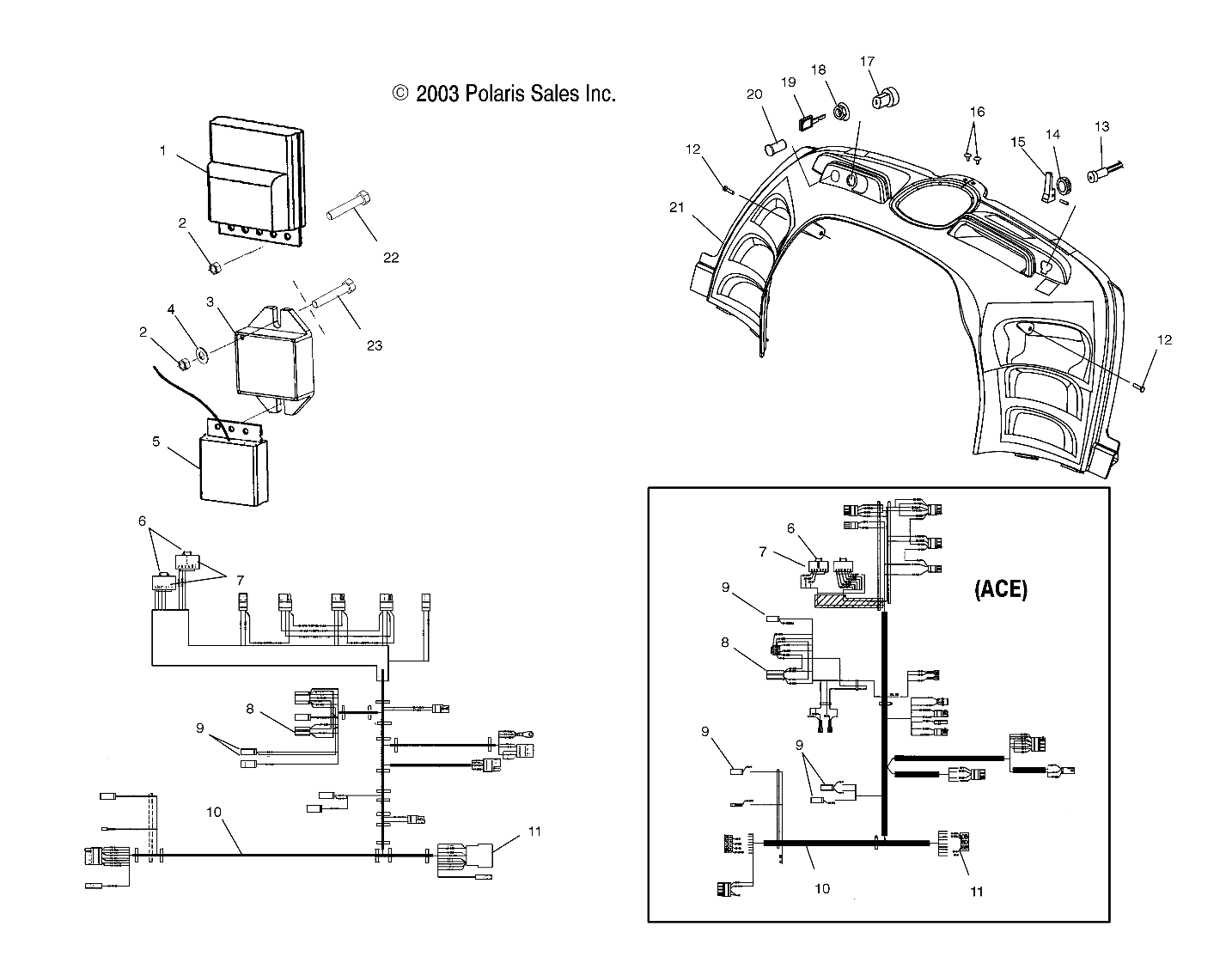 CONSOLE - S04ND6ES/ESA/ESB (4988638863A14)