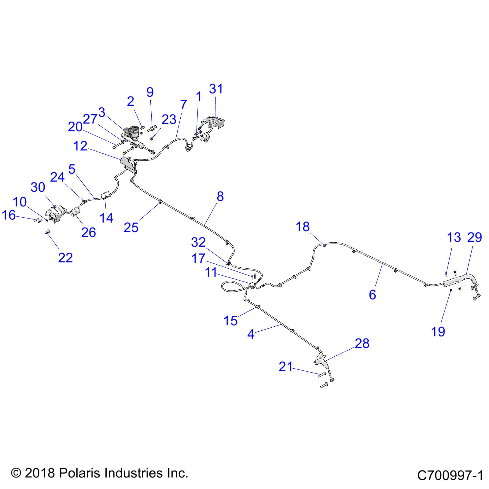 BRAKES, BRAKE LINES AND MASTER CYLINDER - Z20NAE92KL (C700997-1)