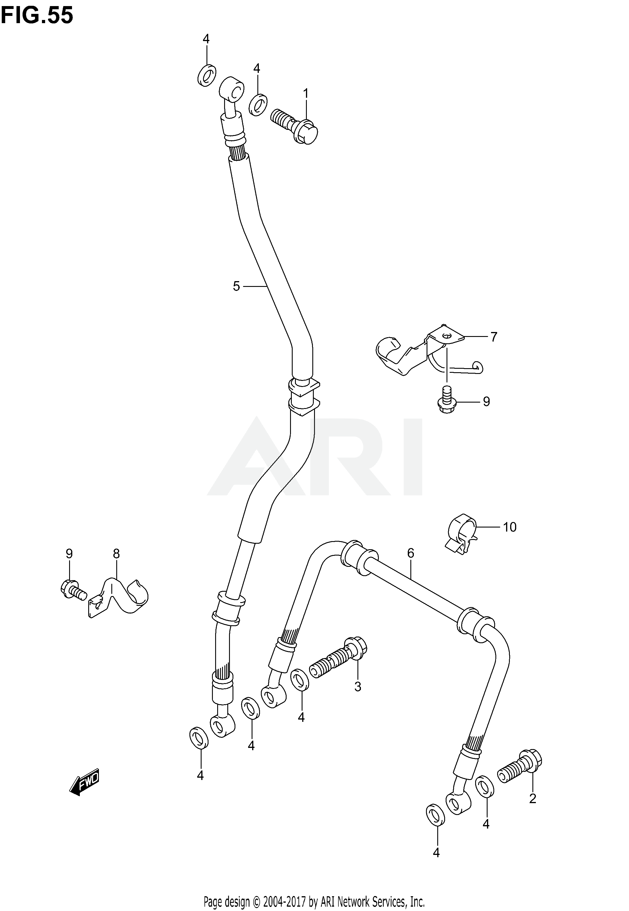 FRONT BRAKE HOSE