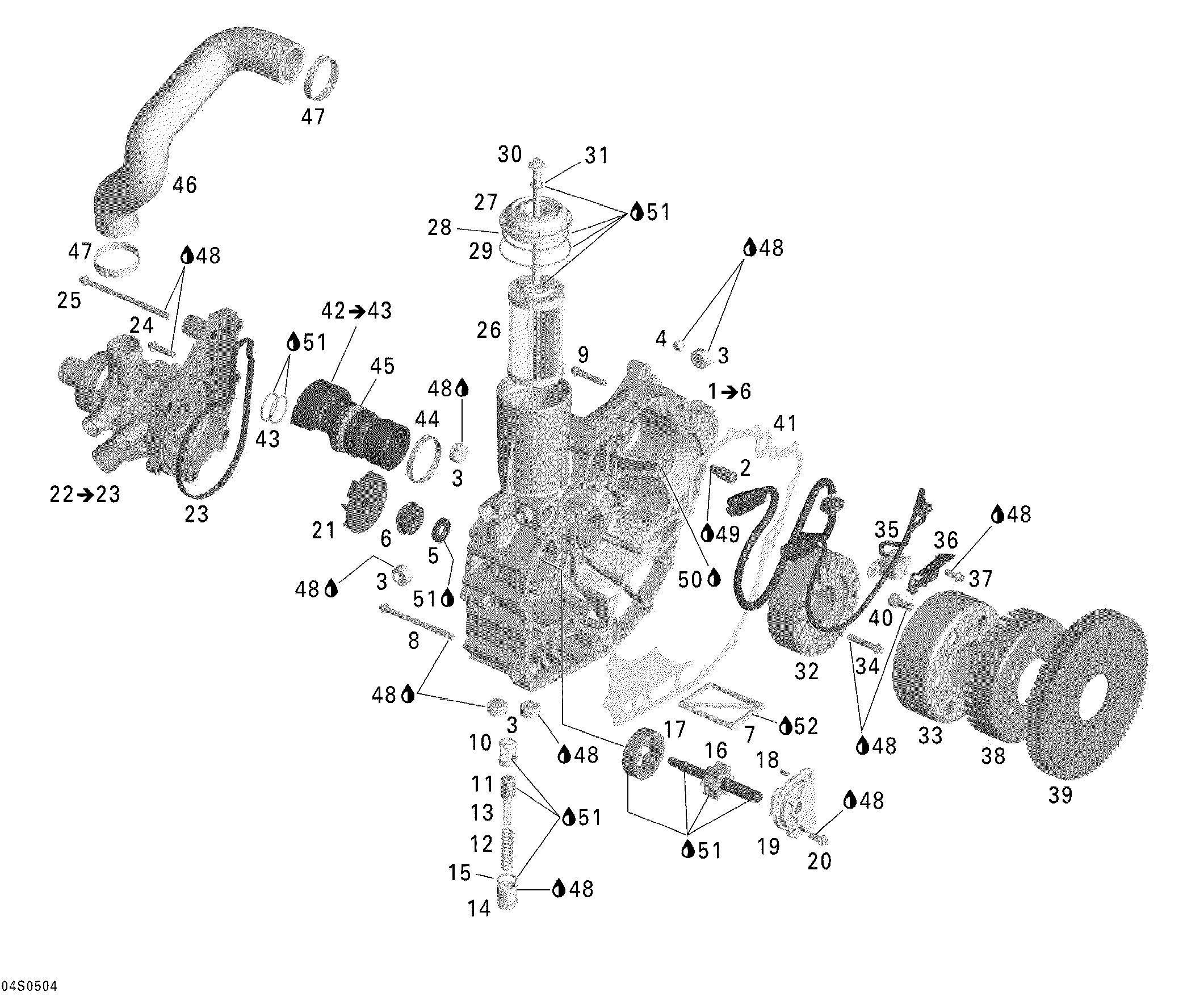 PTO Cover And Magneto