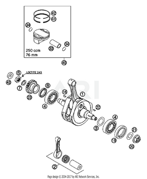 Crankshaft, Piston