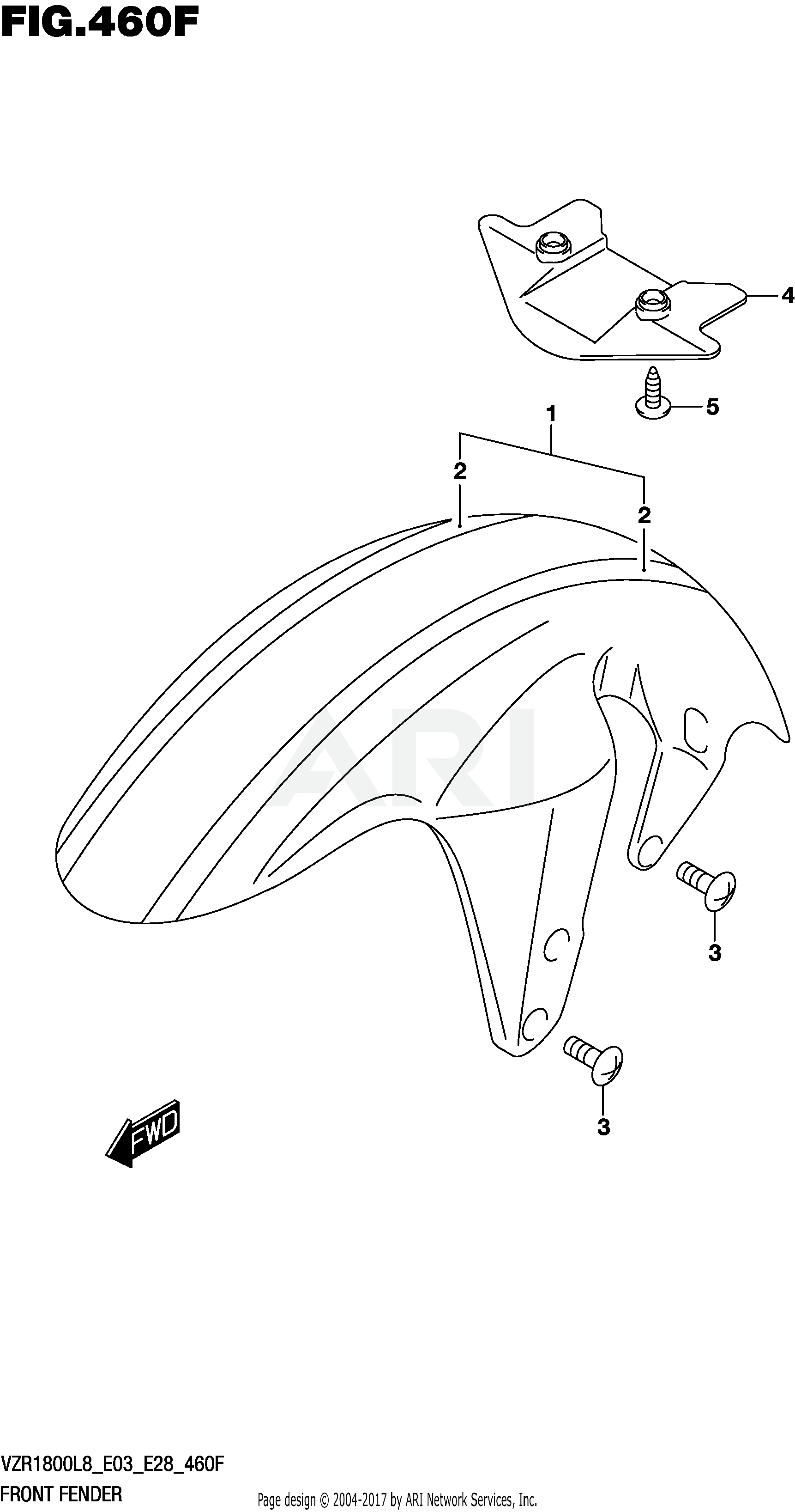 FRONT FENDER (VZR1800BZL8 E33) (JBA)