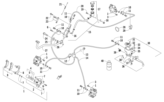 HYDRAULIC BRAKE ASSEMBLY