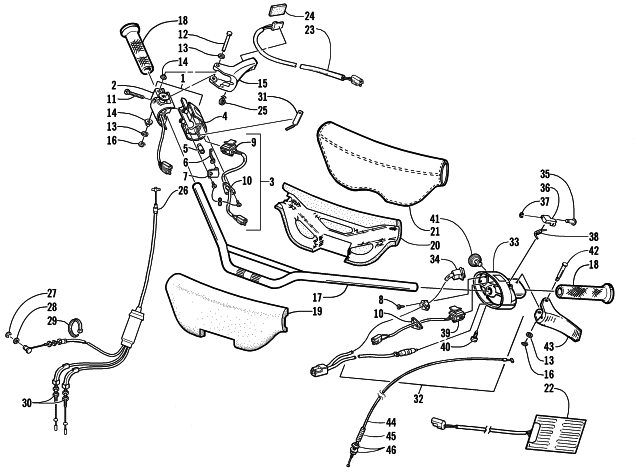 HANDLEBAR AND CONTROLS