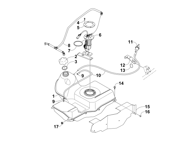 GAS TANK ASSEMBLY