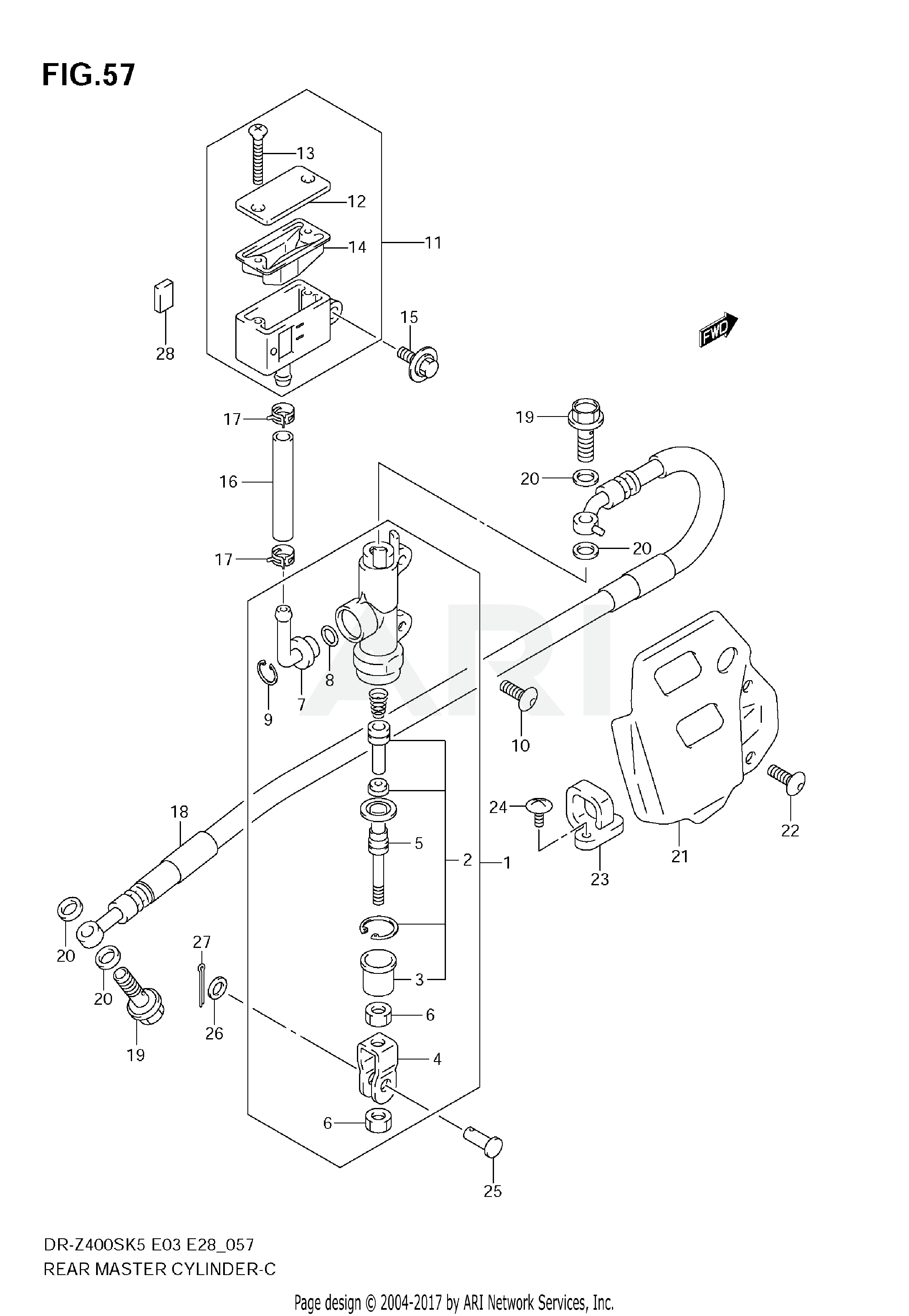 REAR MASTER CYLINDER