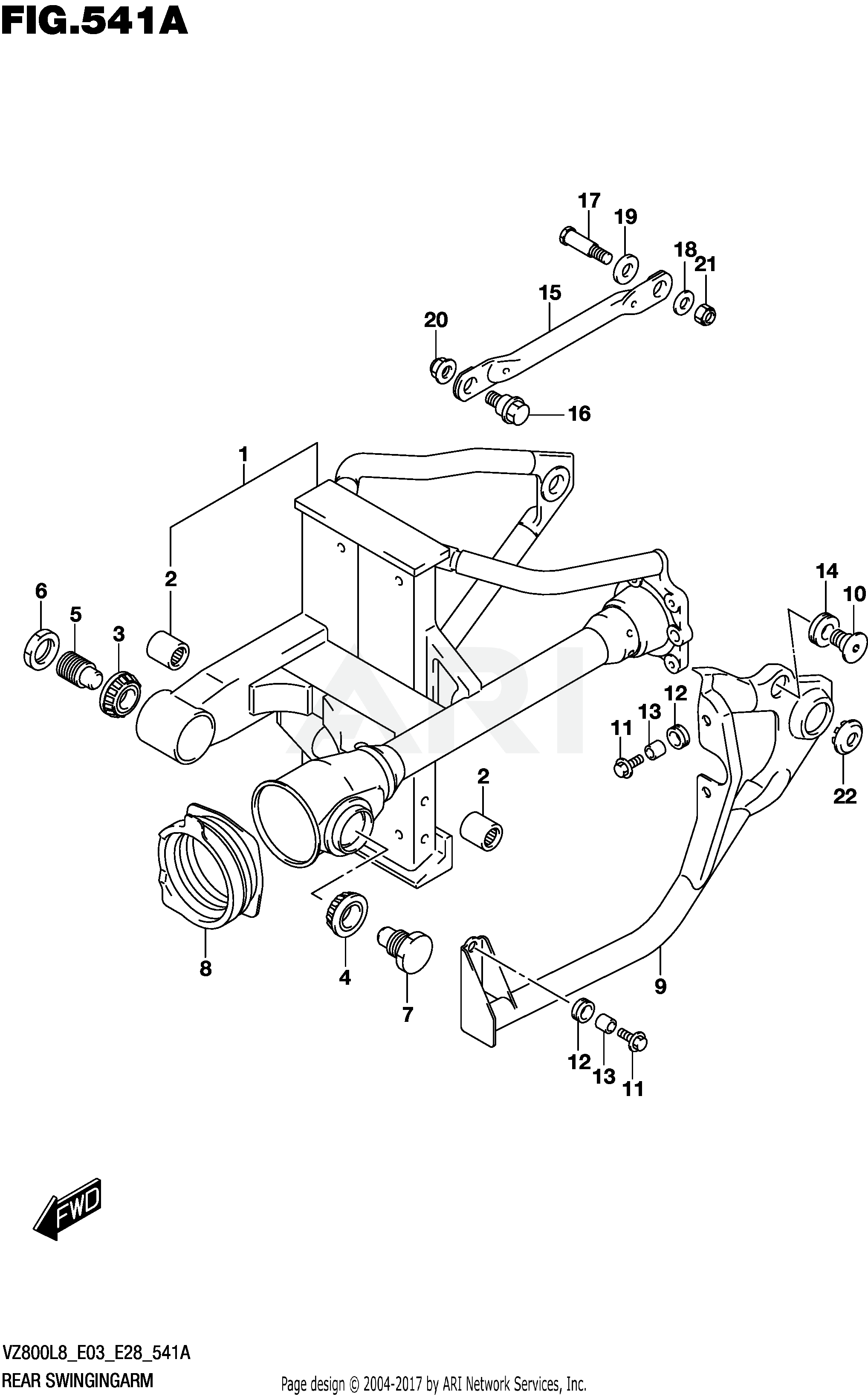 REAR SWINGINGARM