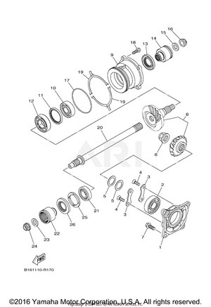 MIDDLE DRIVE GEAR