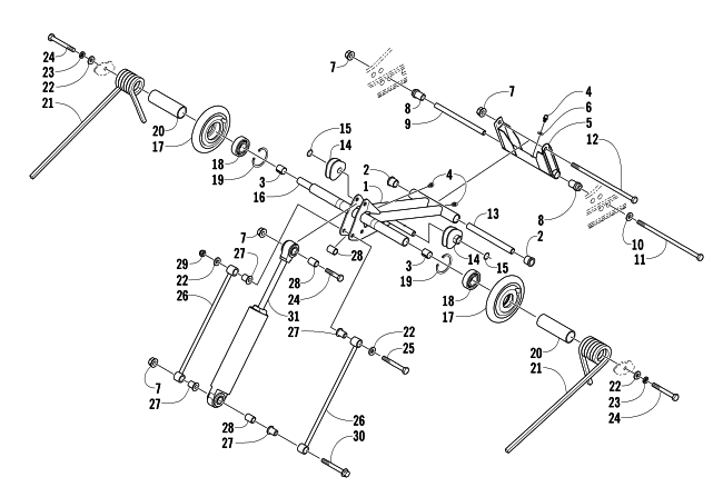 REAR SUSPENSION REAR ARM ASSEMBLY