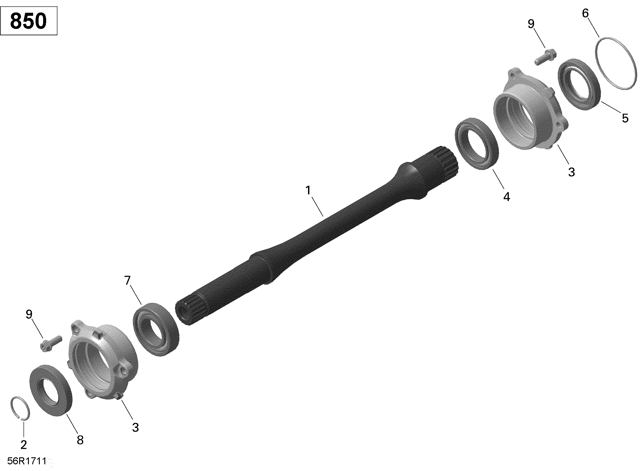 Drive Shaft - 850 EFI