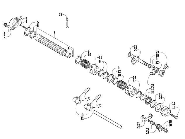 GEAR SHIFTING ASSEMBLY