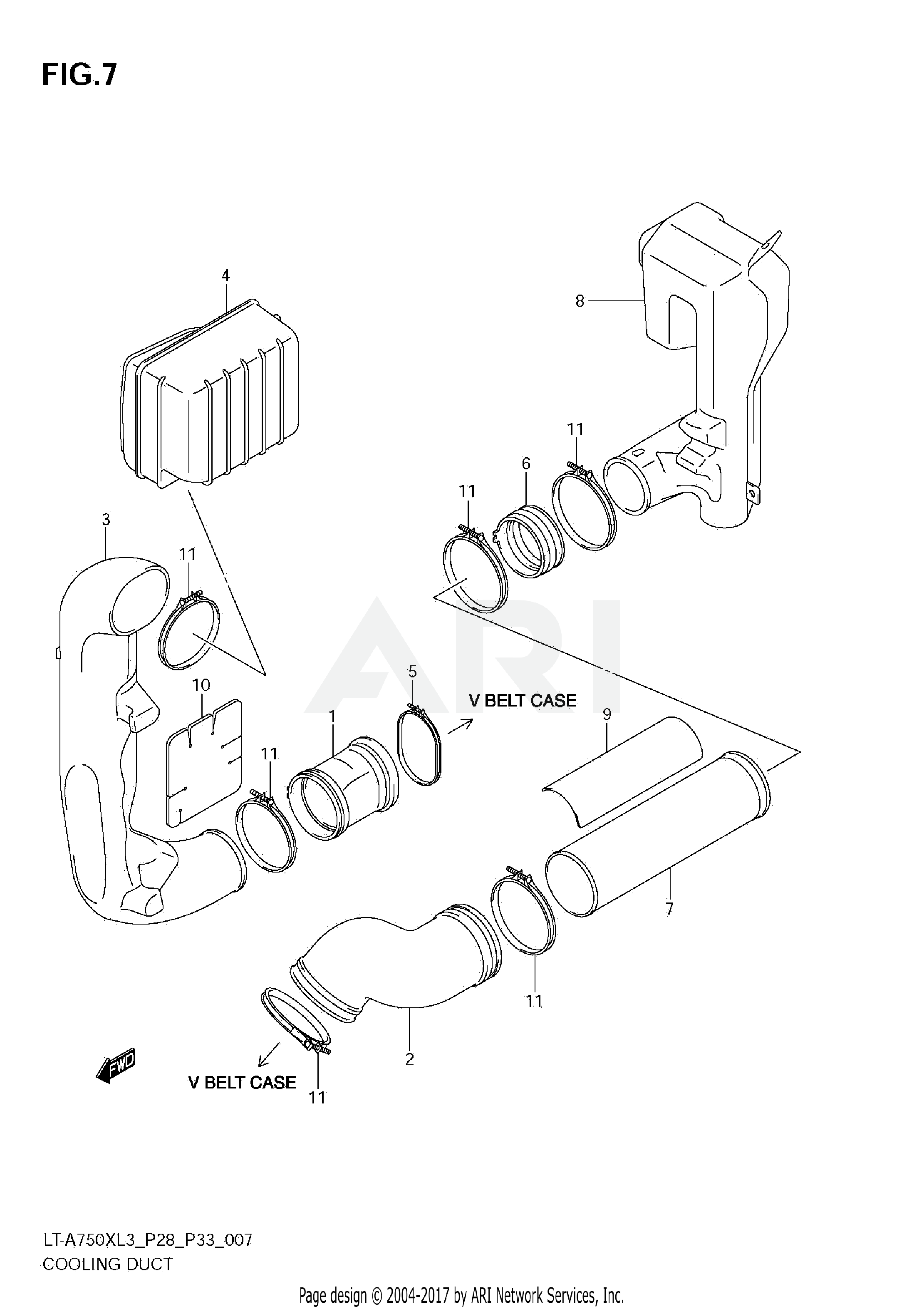 COOLING DUCT