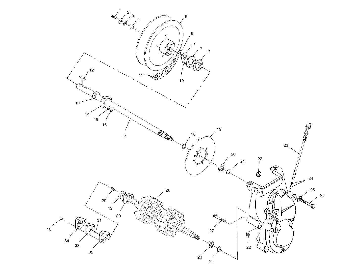 DRIVE TRAIN - S01SD7AS (4960586058B008)