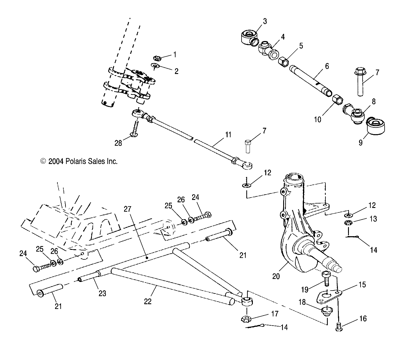 A-ARM and STRUT MOUNTING - A05CB32AA (4999200489920048B11)