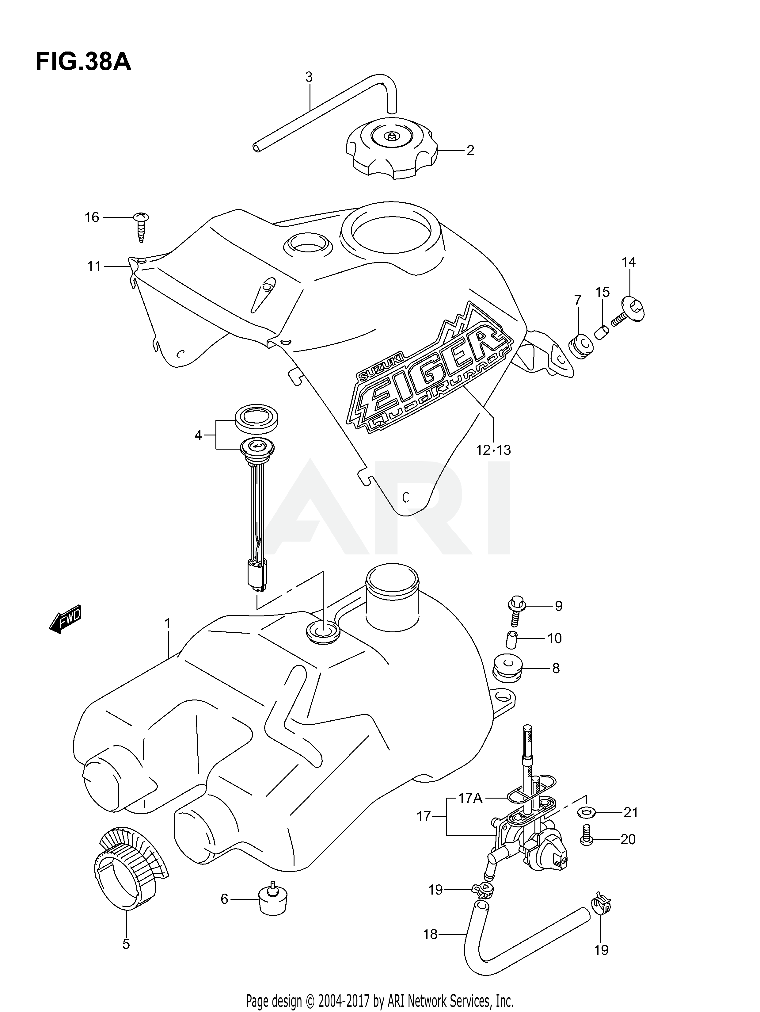 FUEL TANK (MODEL K4/K5/K6)