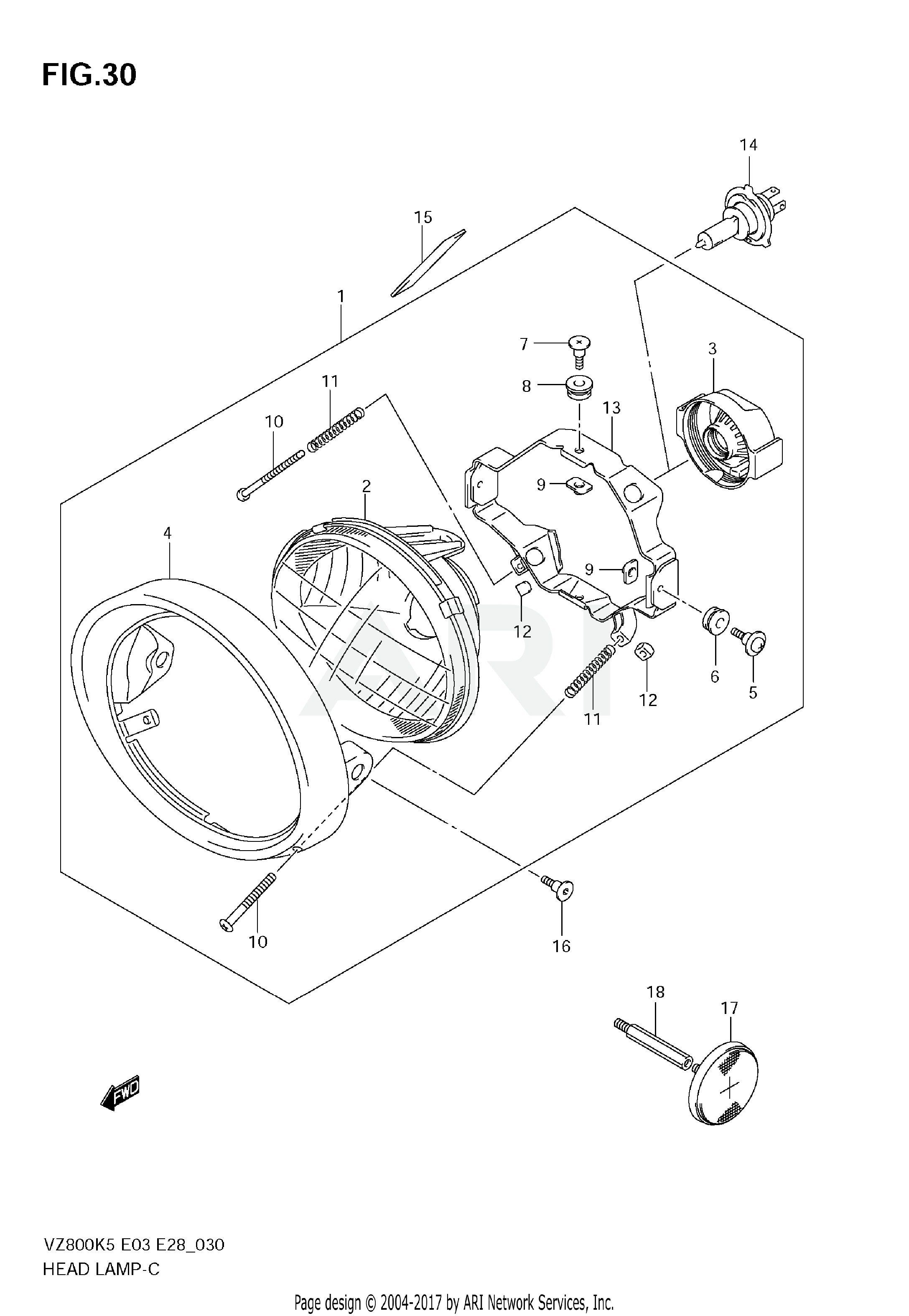 HEADLAMP ASSY