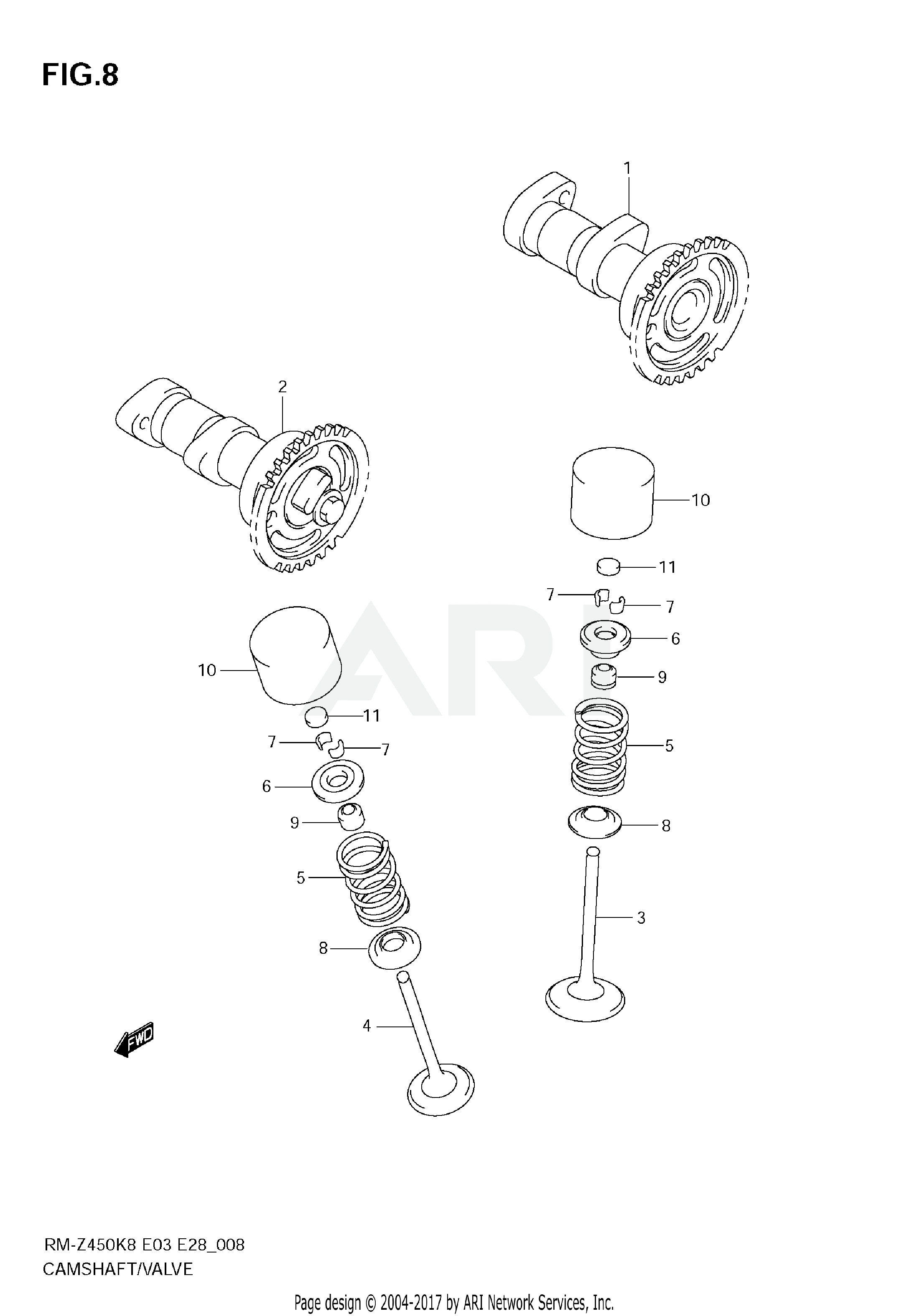 CAMSHAFT - VALVE