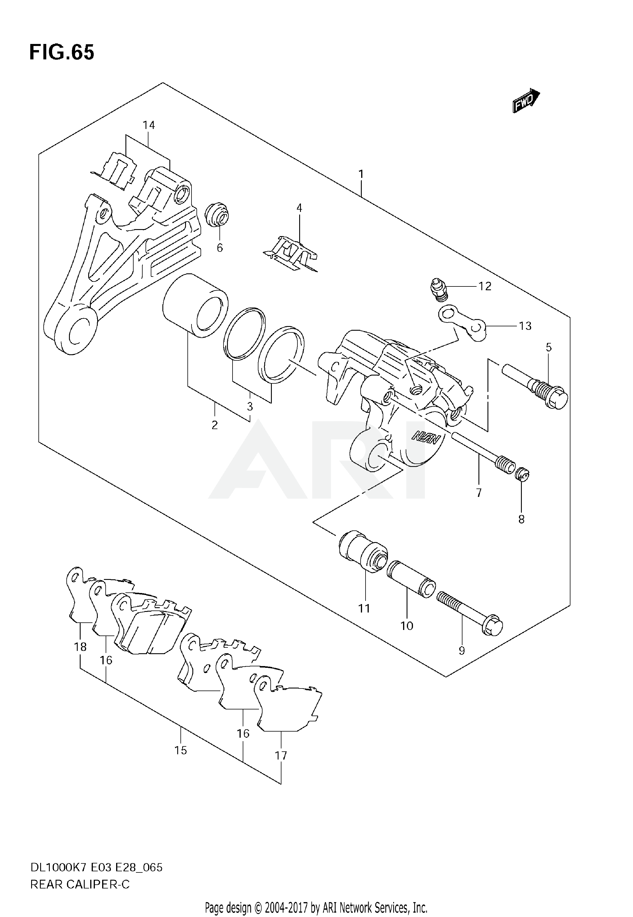 REAR CALIPER